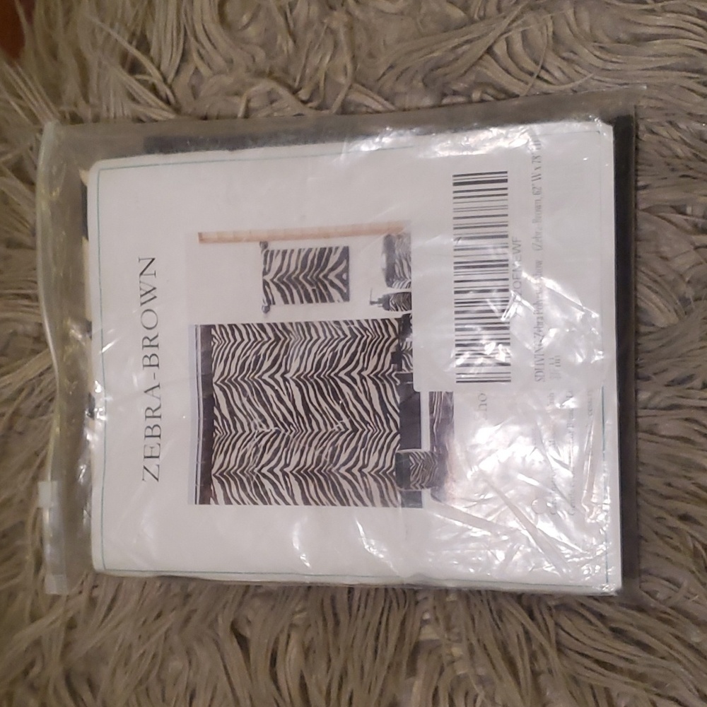SDLiving Zebra Shower Curtain